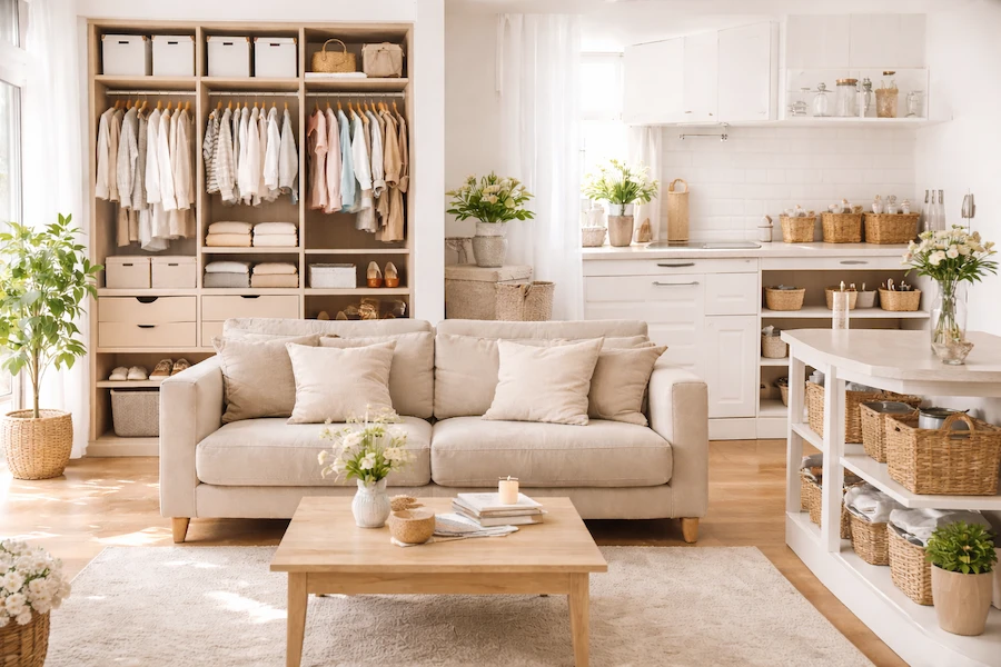 organisiertes zimmer